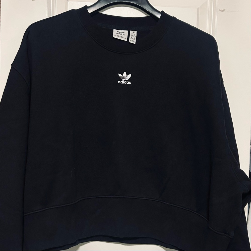 Adidas sweatshirt Black and White Logo
